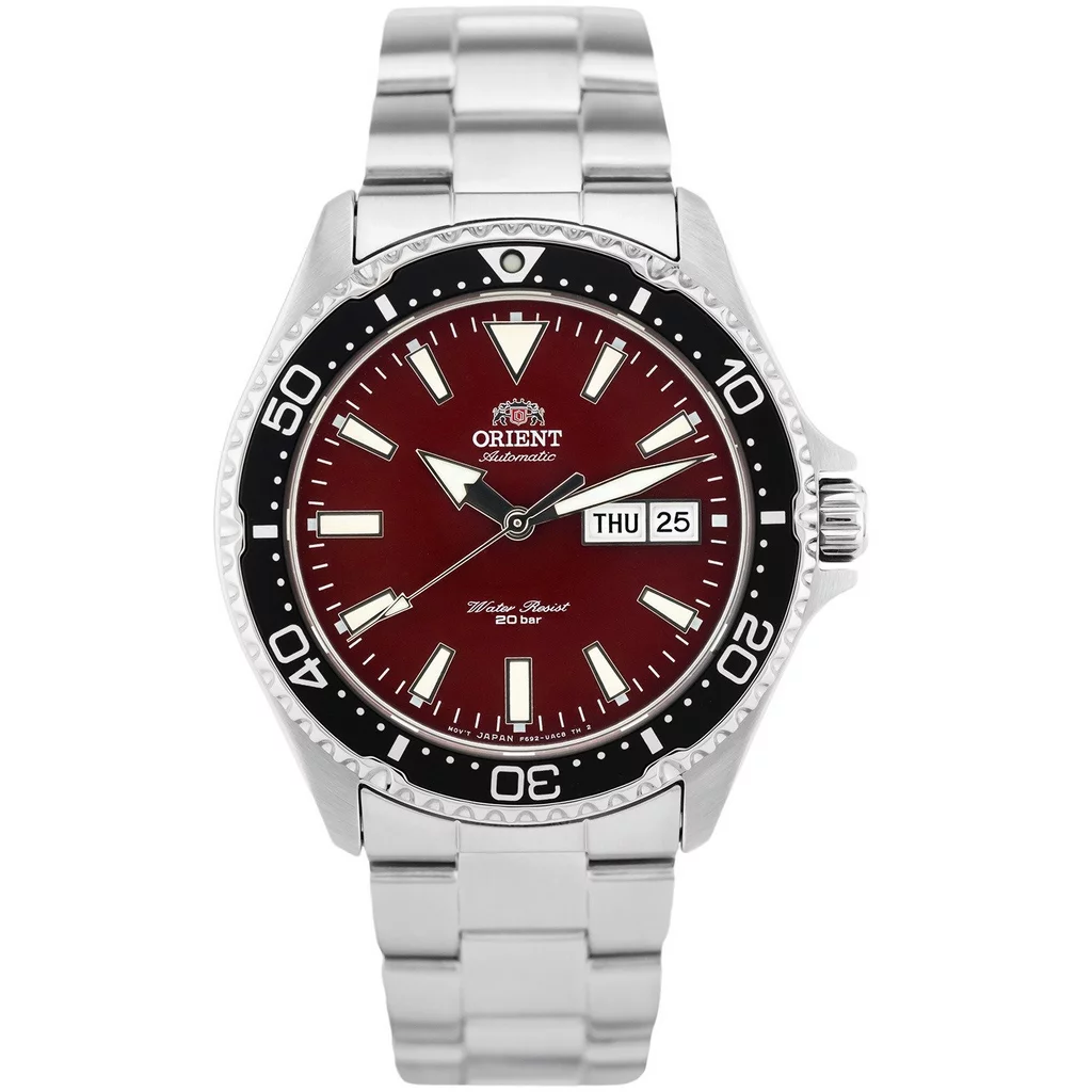 orient white dial diver